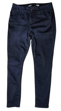 Seven7 Tummyless Mid-Rise Skinny Black Jeans Size 12 29X29